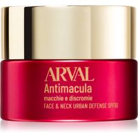 Arval Antimacula Face & Neck Urban Defense SPF50 cremă protectoare impotriva petelor intunecate 50 ml