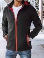 Fekete férfi softshell dzseki Dstreet