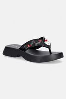 Melissa șlapi MELISSA FLATFORM + HELLO KITTY AND