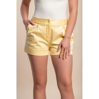 Shorts In Übergröße, Gelb