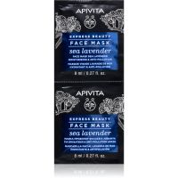 Apivita Express Beauty Moisturizing Face Mask Sea Lavender маска за лице с хидратиращ ефект 2 x 8 мл.