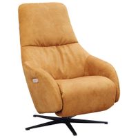 Chilliano RELAXAČNÉ KRESLO, textil, kari žltá