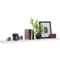 Xora NÁSTENNÁ POLICA, biela, 120/2,5/20 cm