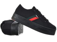 MTNG - Canvas 3 Low Top Sneakers Black