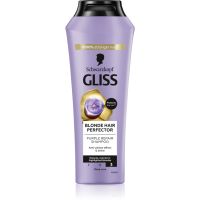 Schwarzkopf Gliss Blonde Hair Perfector шампоан за коса неутрализиращ жълтеникавите оттенъци 250 мл.