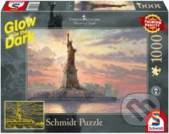 Statue of Liberty in the twilight - puzzle z kategorie Města a stavby