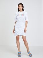 Versace Jeans Couture Rainbow Kleid Weiß