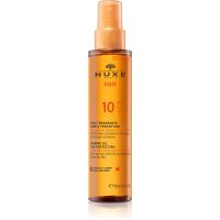 Nuxe Sun слънцезащитно олио за лице и тяло SPF 10 150 мл.