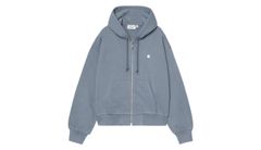 Carhartt WIP W' Hooded Casey Jacket Angelite Pánske - Mikiny a mikiny s kapucou Carhartt WIP - Modrá - I032642_39X_XX-S - Size: S