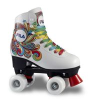 Detské kolieskové korčule Fila Quad Bella White, 40, 2x2, 54