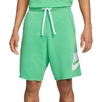 Nike CLUB ALUMNI HBR FT SHORT Мъжки шорти, светло-зелено, размер