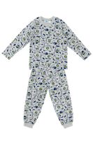 Denokids Super Dino Baby Boy Gray Pajamas Set