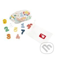 Čísla Pure (Janod Vkladacie drevené puzzle pre deti) - puzzle z kategorie Maxi dílky