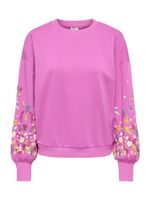 ONLY Sweater majica 'ONLBROOKE'  svijetložuta / žad / orhideja bijela / magenta