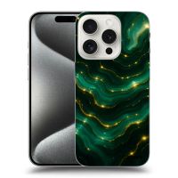 Silikónový čierny obal pre Apple iPhone 16 Pro - Emerald