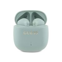 Bezdrátová sluchátka Guess Printed Classic Logo TWS, green