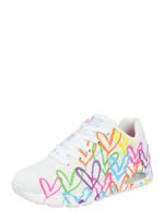 SKECHERS Niske tenisice 'Uno-Highlight Love'  žuta / tamno narančasta / roza / bijela