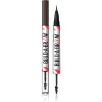 MAYBELLINE NEW YORK Build-A-Brow Beidseitiger Augenbrauenstift für Fixation und Form Farbton 260 Deep Brown 1 St.