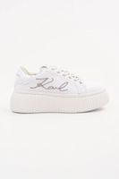 Karl Lagerfeld sneakers KREEPER LO femei, culoarea alb, KL42372S