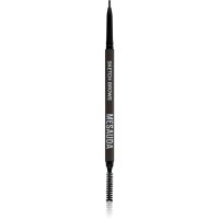 Mesauda Milano Sketch Brows автоматичен молив за вежди с четка цвят 104 Dark 0,09 гр.