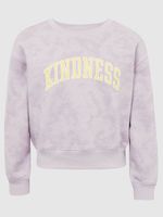 GAP Kindness Bluza dziecięca Fioletowy