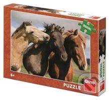 Barevní koně - puzzle z kategorie Maxi dílky