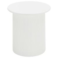 Xora PRÍRUČNÝ STOLÍK, biela, kompozitné drevo, 40/40/41 cm