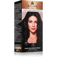 Kallos Glow Lasting Cream Colour Permanent-Haarfarbe Farbton Black 60 ml