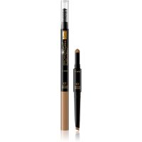 Eveline Cosmetics Brow Styler прецизен молив за вежди 3 в 1 цвят 01 Medium Brown 1,2 гр.