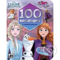100 samolepek s omalovánkami Ledové království - kniha z kategorie Omalovánky