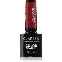 Claresa SoakOff UV/LED Color Warm Feelings гел лак за нокти цвят Red 439 5 гр.