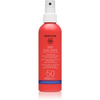 Apivita Bee Sun Safe Hydra Melting Ultra-Light SPF50 schützende Sonnenmilch im Spray SPF 50 200 ml