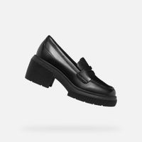 Black women's moccasins Geox Spherica EC15 - Women's