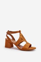 Boto Alacsony sarkú szandál Camel Eleriva
