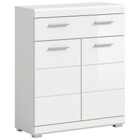 MID.YOU SPODNÁ SKRINKA, biela s vysokým leskom, biela s vysokým leskom, 74/88/31 cm