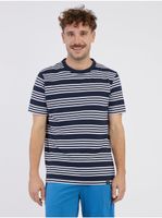 White and blue men's striped T-shirt LERROS - Men