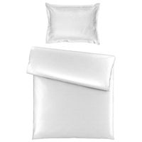 Novel POSTEĽNÁ BIELIZEŇ, satén, krémová, 140/200 cm