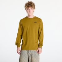 Μπλουζάκι The North Face M L/S Box Nse Tee Moss Green L