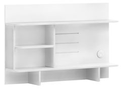 Malý nadstavec s usb k písaciemu stolu vandella - biela