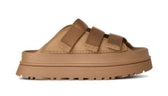 UGG Women's GoldenGlow Slide Ženy - Sandály UGG - Hnědá - 1167430-DND-6 - Size: 6