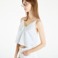 Top TOMMY JEANS Poplin Strappy Top Shimmering Blue L