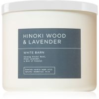 Bath & Body Works Hinoki Wood & Lavender lumânare parfumată 411 g