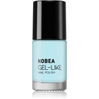 NOBEA Day-to-Day Gel-like Nail Polish körömlakk géles hatással árnyalat #N67 Sky blue summer 6 ml