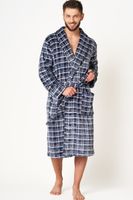 Pánský župan Key 432 B24 - soft Tmavě modrá XL/2XL