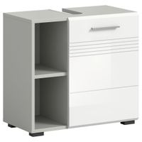 MID.YOU SKRINKA POD UMÝVADLO, biela, sivá, 60/56/32 cm