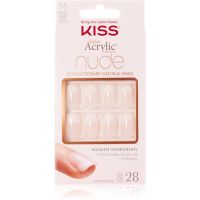 KISS Nude Nails Cashmere накладні нігті середньої жорсткості 28 кс