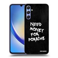 Silikónový prehľadný obal pre Samsung Galaxy A34 5G A346B - Black Dollar