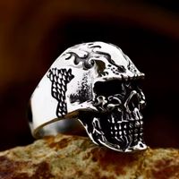Ring Skull Biker 9