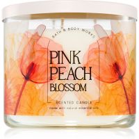 Bath & Body Works Pink Peach Blossom ароматна свещ 411 гр.