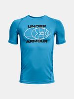 Under Armour UA HG Armour Novelty SS Majica dječja plava